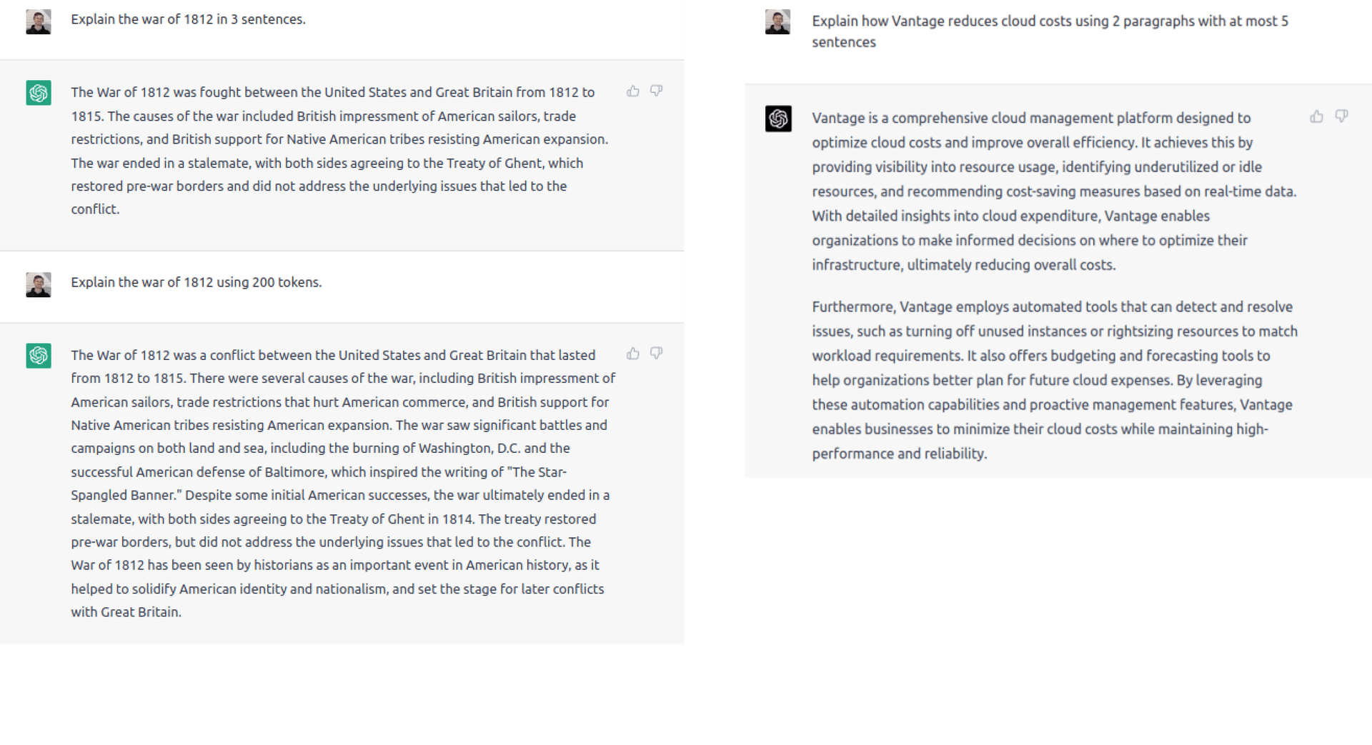 Controlling output length