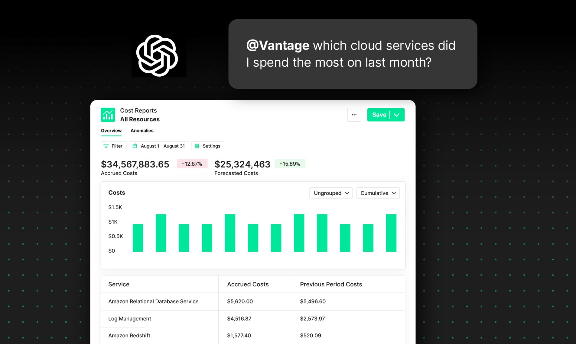 Introducing Vantage in ChatGPT